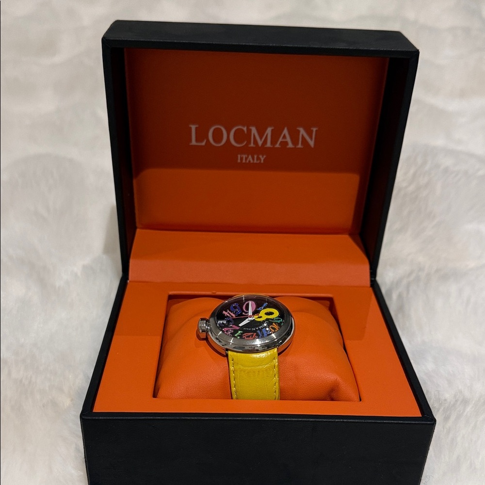Women's Watch with Yellow Strap